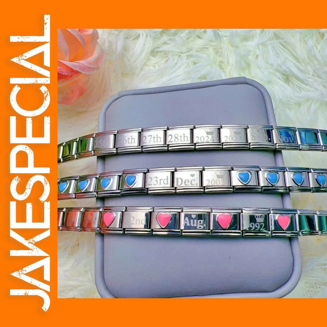 Stainless Steel 9mm Charm Bracelet for DIY 1 Stainless Steel 9mm Charm Bracelet for DIY