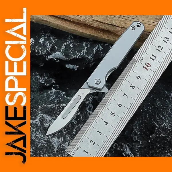 Mini Folding Knife with 10 Replaceable Blades