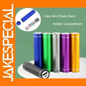 Secret Mini Power Bank Case with Hidden Storage