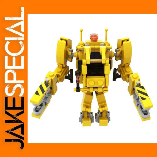 Gobricks Aliens Power Loader Building Block Set