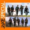 1:72 Scale WWII Soldier Figure Set of 5