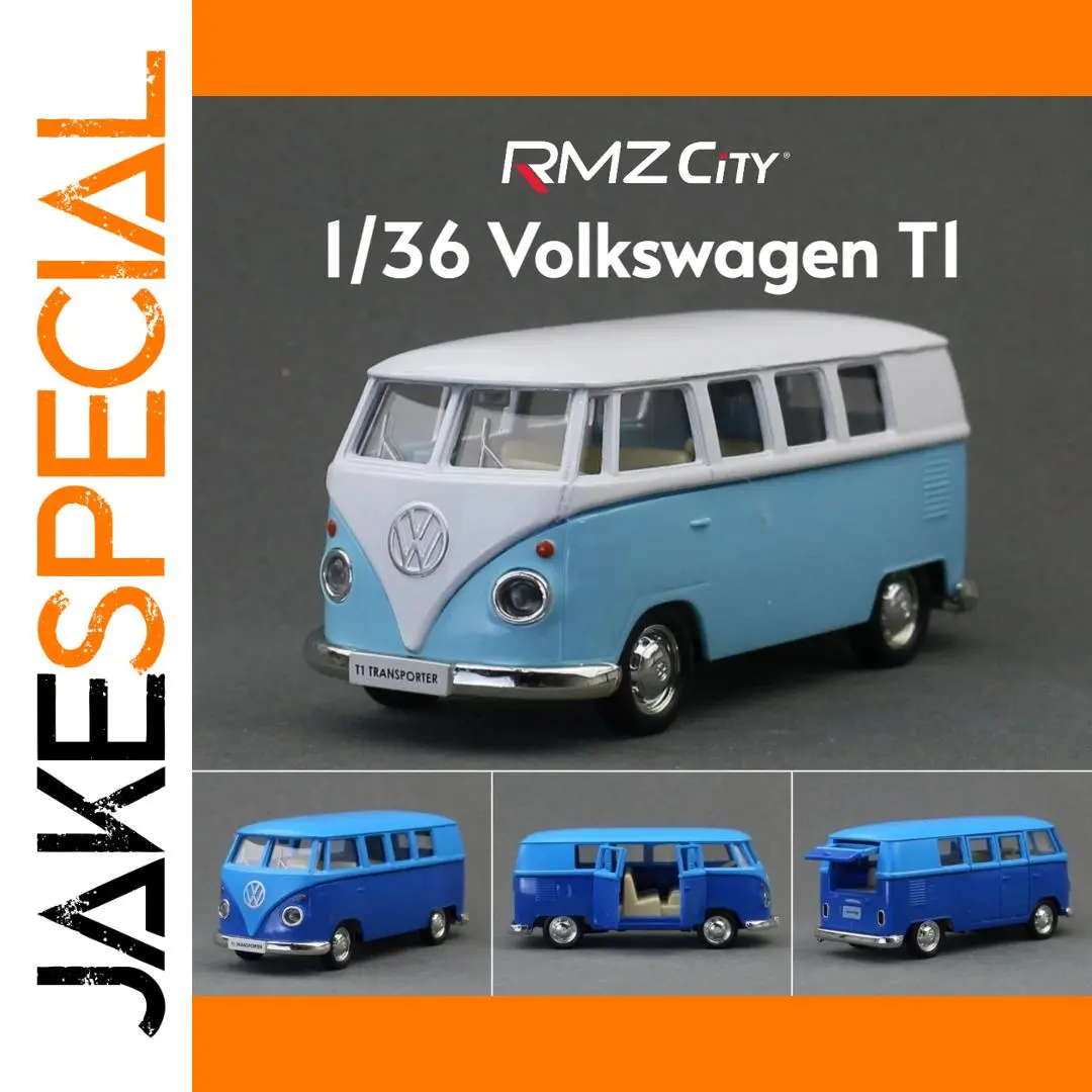 1/36 VW T1 Transporter Samba Bus Diecast Model 1 1/36 VW T1 Transporter Samba Bus Diecast Model