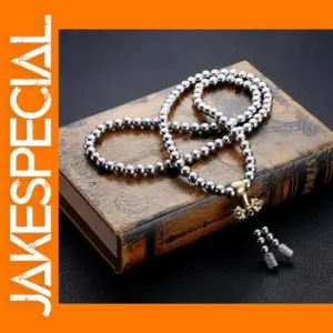 8mm Tactical Buddha Beads Survival Bracelet