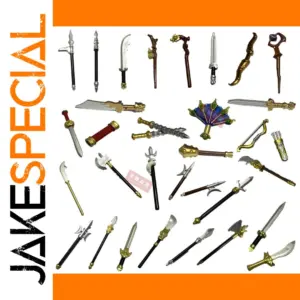 Medieval Weapon Building Block Set for MOC