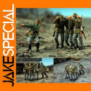 1:72 Scale Resin German Rescue Team Model