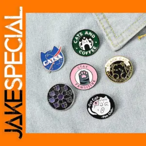Custom Kitten Enamel Lapel Pins Set