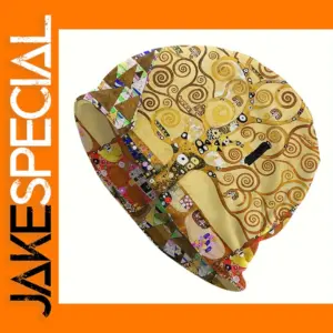 Klimt Inspired Artistic Beanie for All Seasons