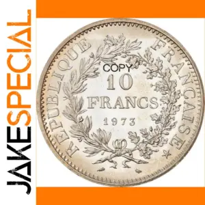 France Metropolitan 1973 10 Francs Replica Coin