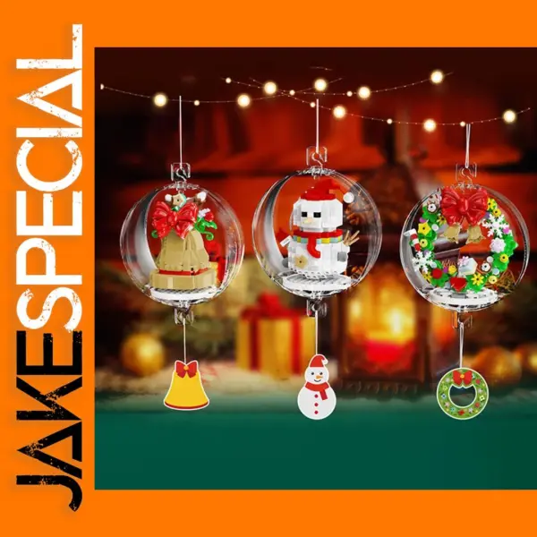 Christmas Mini Building Blocks Decoration Set