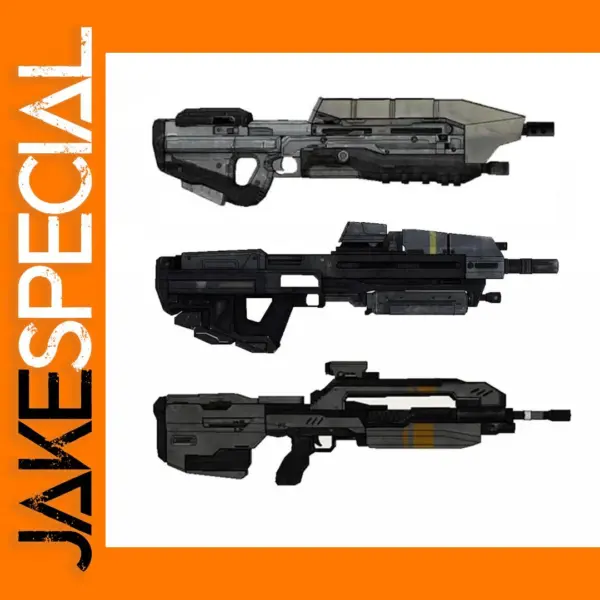 MA5D MA37 BR85HB Assault Rifle Paper Model