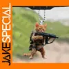 Acrylic Cat Gun Pendant for Home Decor