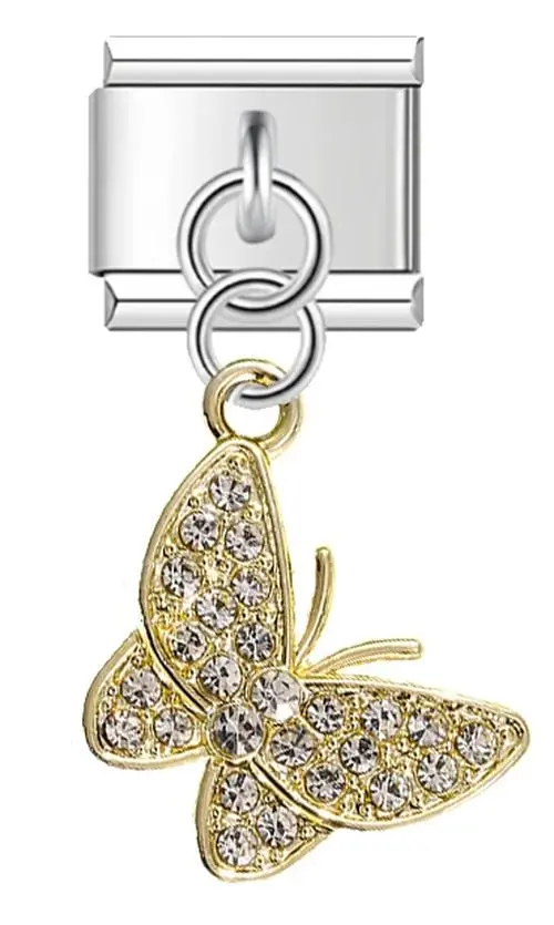 Zircon Butterfly Charm for DIY Bracelets 10 Zircon Butterfly Charm for DIY Bracelets - Image 10