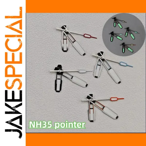 Green Luminous NH35/NH36 Watch Hands Set