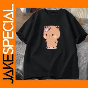 Cute Cartoon Flip-flops Graphic T-Shirt for Men
