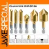 6-Piece HSS Countersink Drill Bit Set