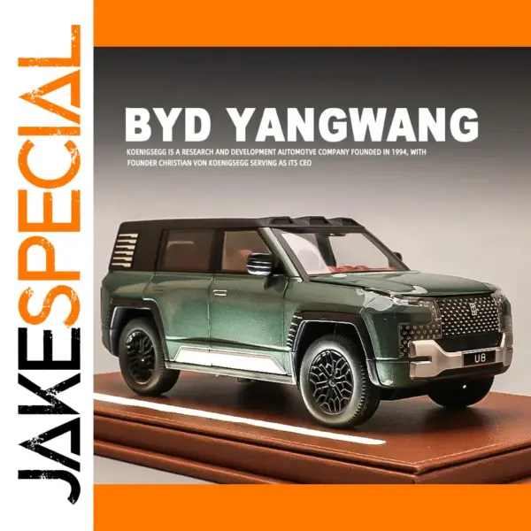 1:24 Alloy Diecast BYD Look UPAT U8 Car Model