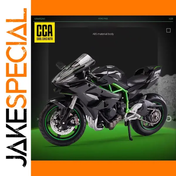 1:12 Scale Die Cast Kawasaki Ninja H2R Model