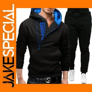 Men's Hooded Sportswear Set for Fall/Winter