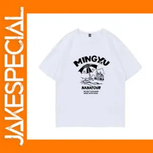 Minimalist White Kpop Women's T-shirt