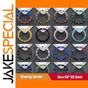 Ceramic GMT Dive Watch Bezel Insert 38mm Model D0H66DV73ing