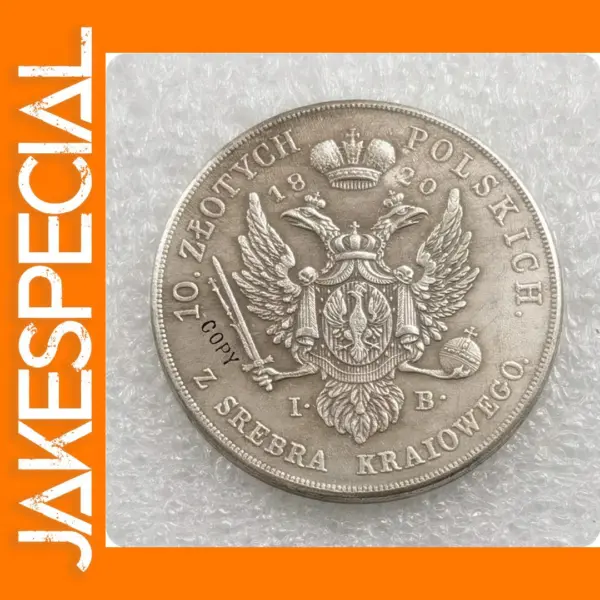 1820 Polish Copy Coin 10 Złotych Design