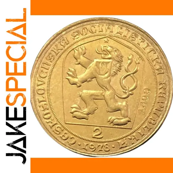 Czechoslovakia 2 Dukaty Gold Token Replica