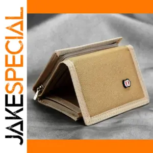 Korean Tri-Fold Canvas Wallet for All Occasions