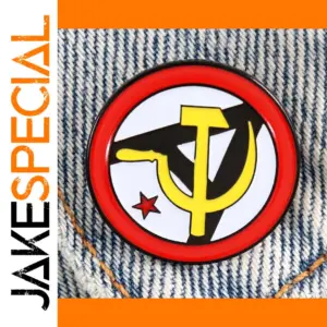 Star Hammer Sickle Badge Enamel Pin Fashion Jewelry