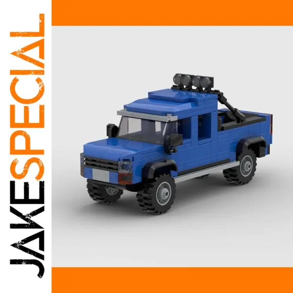 Pickup Truck Building Blocks Set for Kids