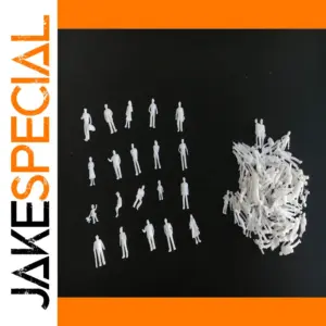 1000pcs 1/100 Scale White Model Figures