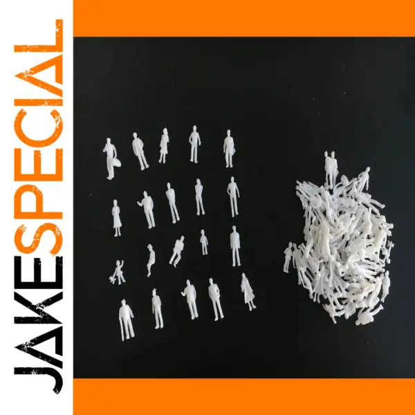 1000pcs 1/100 Scale White Model Figures