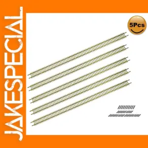 5pcs HO Scale Flexible Railway Tracks Set