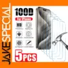 5PCS Tempered Glass Screen Protector for iPhone