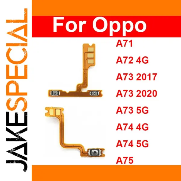 Volume Power Button Flex Cable for Oppo A71-A75