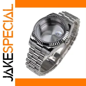 Sapphire Crystal Stainless Steel Watch Case 36mm 39mm