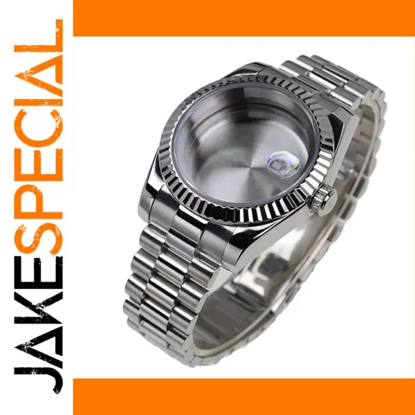 Sapphire Crystal Stainless Steel Watch Case 36mm 39mm