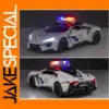 Lykan Hypersport Police Car Diecast Model 1/32