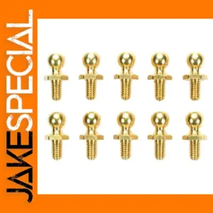 10PCS M3 Brass Ball Head Screws for RC Boats