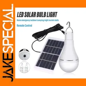 LED Solar Bulb Light with Remote Control