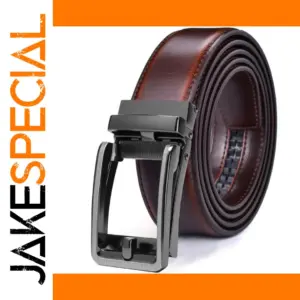 Men's Automatic Buckle Ratchet Dress Belt