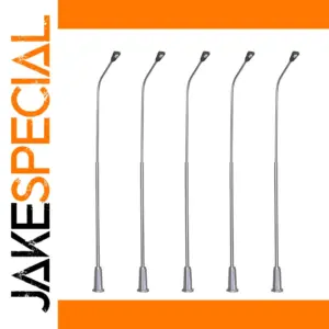 5pcs O Scale 1:50 Metal Lamp Post Lights