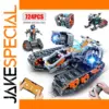 724pcs 4 in 1 RC Car Robot Building Kit