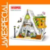 Glass Flower Shop Streetview Building Blocks Set