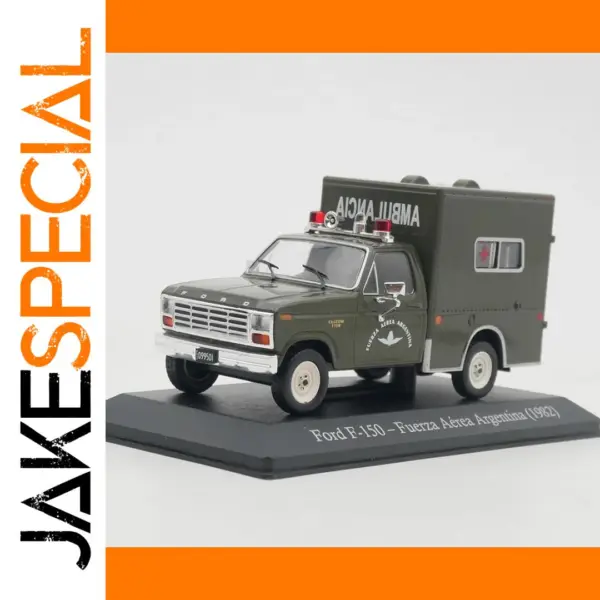 1:43 Scale Diecast 1982 Ford F-150 Ambulance