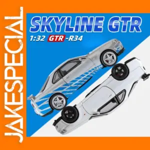 1:32 Scale Skyline GTR R34 Diecast Model Car
