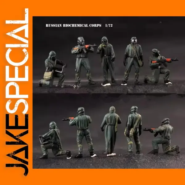 1:72 Scale Resin Russian Biochemical Soldiers