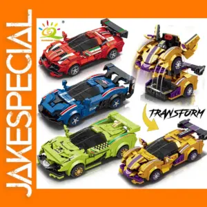 HUIQIBAO 2in1 Racing Car Robot Building Set