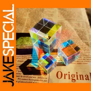 Mini Hexahedral Crystal Optical Glass Prism