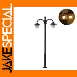 10pcs N Scale Model Train Lampposts 4.5cm