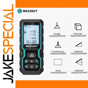MILESEEY S6 Laser Tape Measure 100M Rangefinder